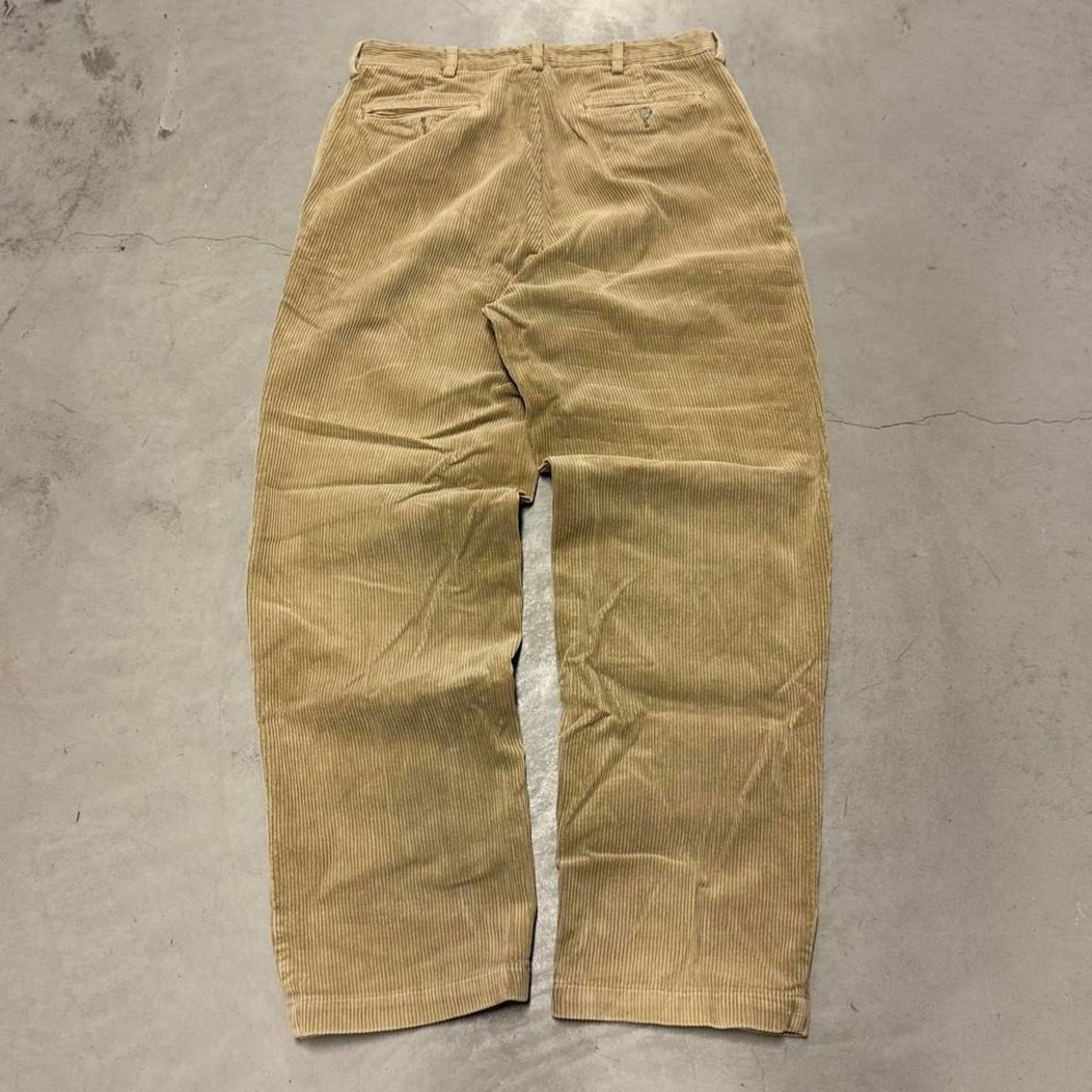 Vintage 90s polo Ralph Lauren cream corduroy pants - Picture 4 of 6